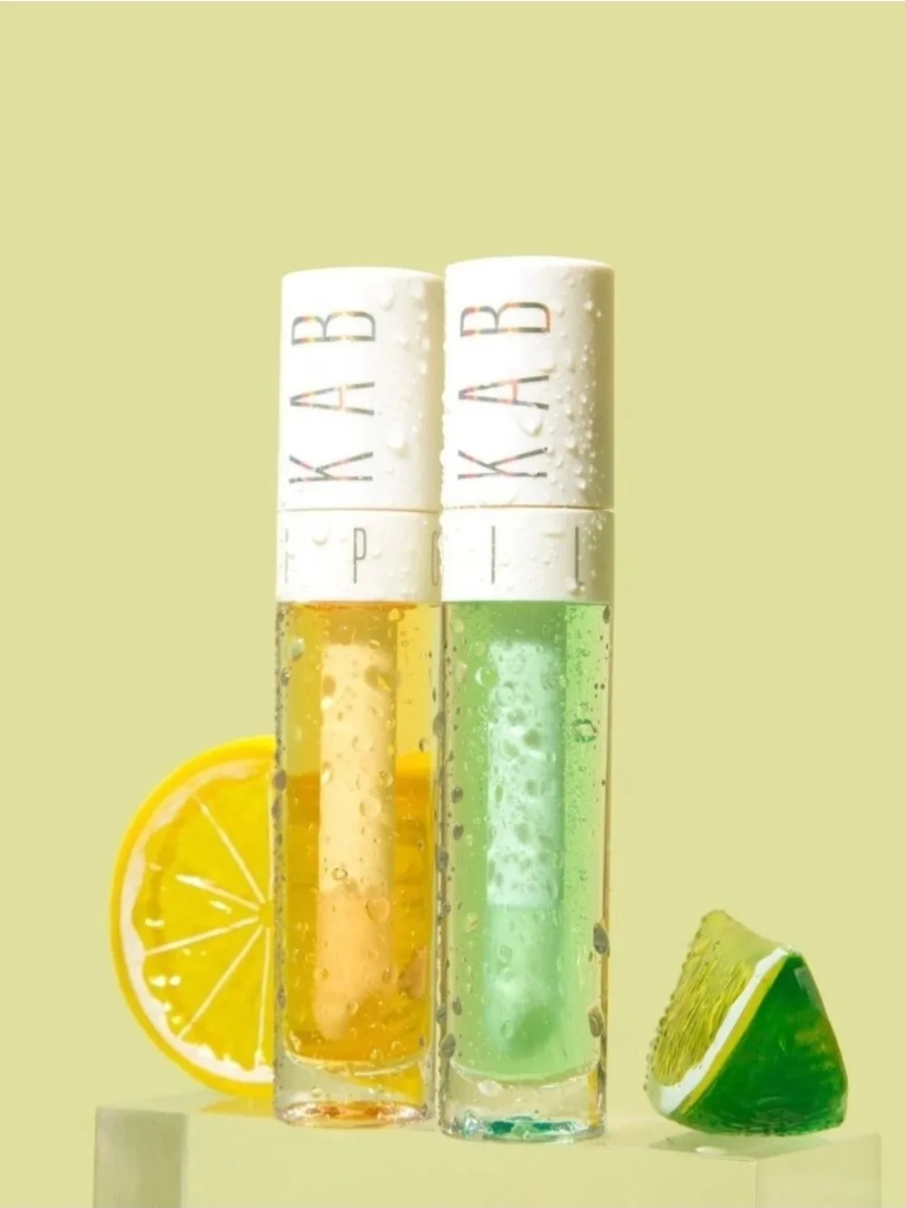 KAB Cosmetics Lemon + lime Lip Oil Duo